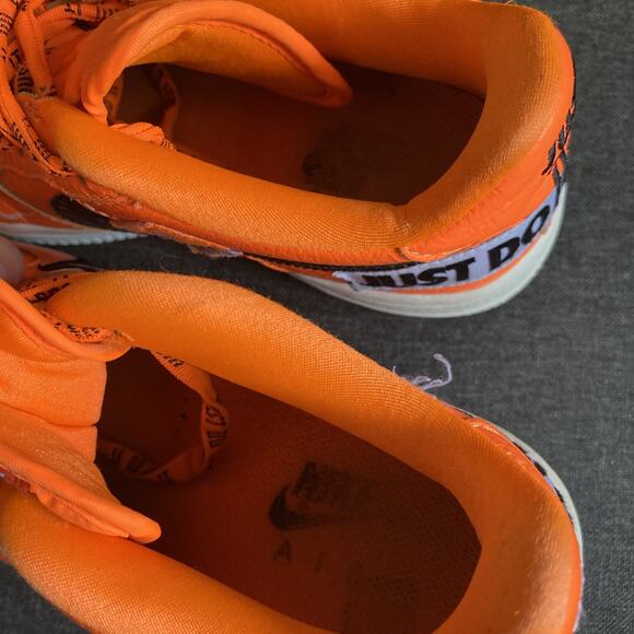 Nike Air Force 1 07 Prm Jdi Air Force Premium Orange 28C HGb60 Youth size 4.5 - Picture 12 of 16